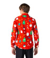 Festivity rød skjorte 14år (158-164) 