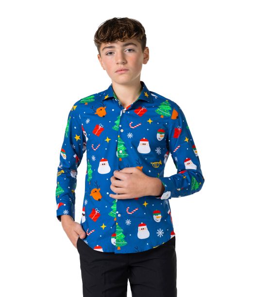 Festivity skjorte blå 16år (170-176)