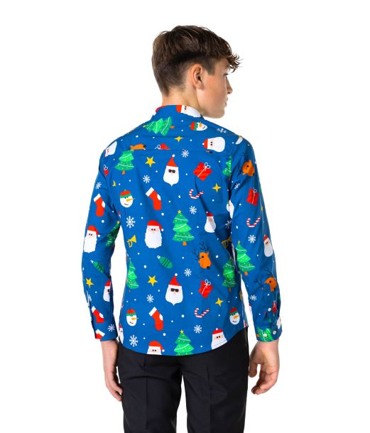 Festivity skjorte blå 16år (170-176)