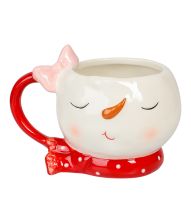 Snemand krus m. sløjfe 