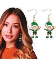 Grøn nisse ørering 