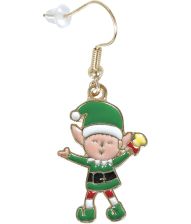 Grøn nisse ørering 