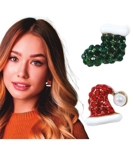 Jule hat og sok øreringe 