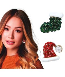 Jule hat og sok øreringe 