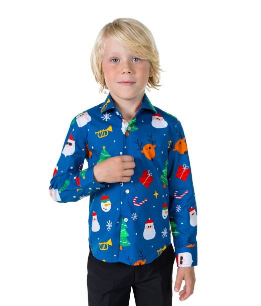 Festivity skjorte blå 2år (92-98) 