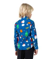 Festivity skjorte blå 2år (92-98) 