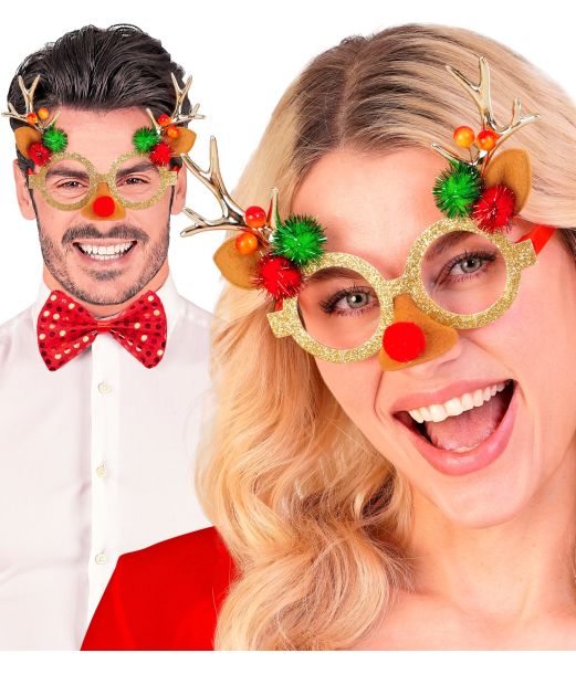 Julebriller med gevir