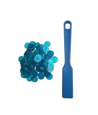 Magnetstang m. brikker blå