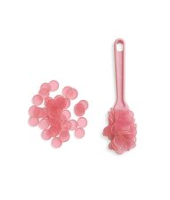 Magnetstang m. brikker lyserød