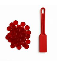 Magnetstang m. brikker rød