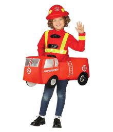 Brandbil kostume 5-6 år