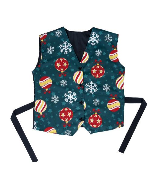 Vest m julekugler