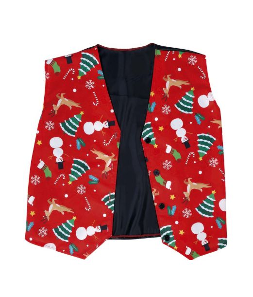 Vest rød christmas