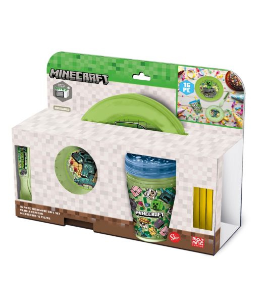 Minecraft service sæt, 16 dele