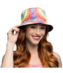 Tie dye solhatt