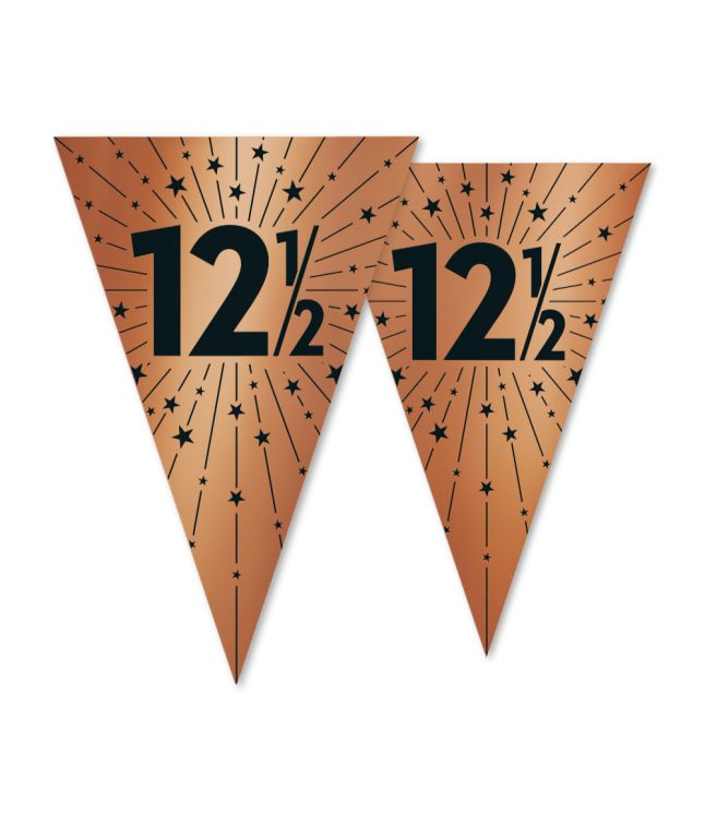 Vimpelguirlande 12½ kobber