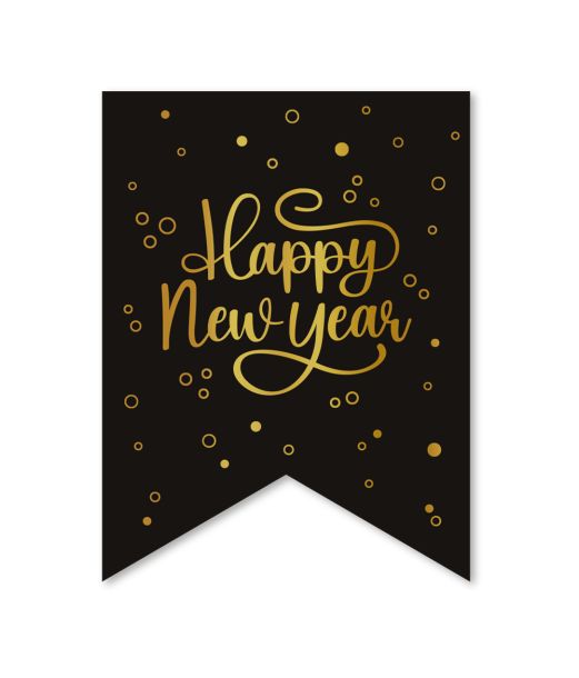 Happy New Year guirlande, 6m