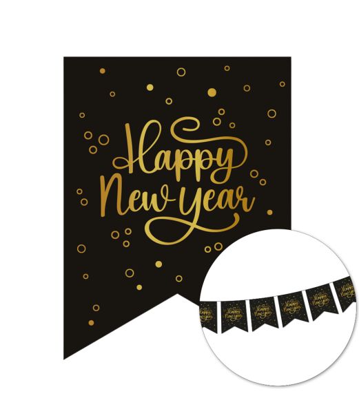 Happy New Year guirlande, 6m