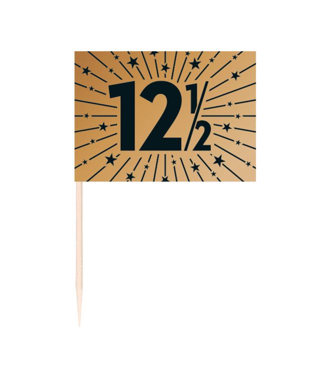 Kobber 12½ kageflag, 50 stk