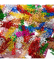 Merry Christmas konfetti, multi