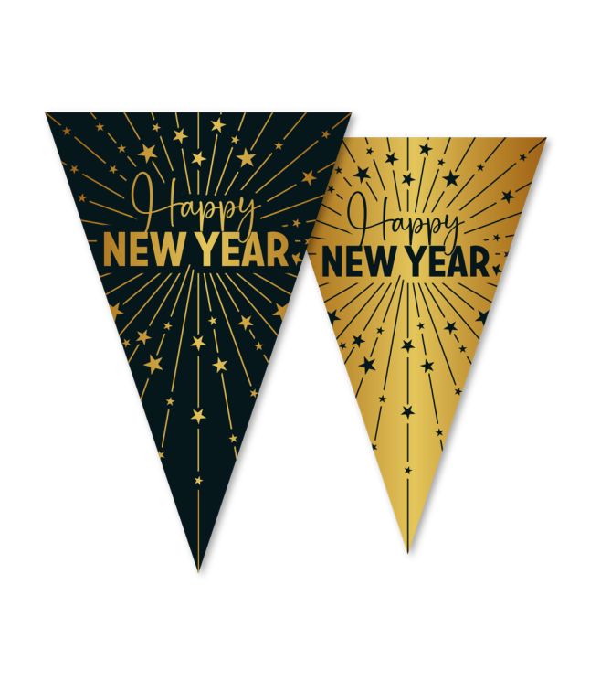 Vimpelguirlande Happy New Year