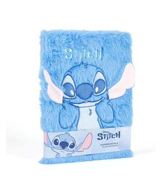 Stitch fluffy notesbog, A5
