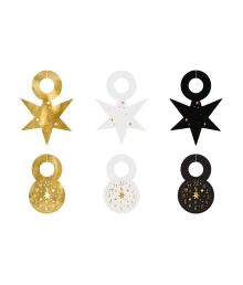 Dryckesetiketter Happy New Year, 6 st