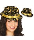 Sort7guld gangster hat happy new year 