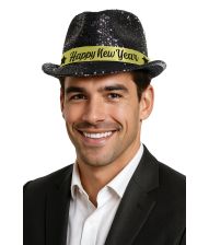 Sort gangster hat happy new year