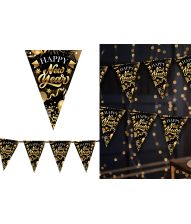 Happy new year vimpelguirlande