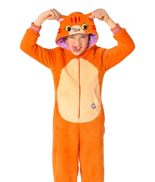 Red cat onesie 98-104 3-4 år