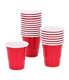 Röda shotglas, 20 st.