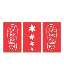 Tomtens fotavtrycksmall, 3 st