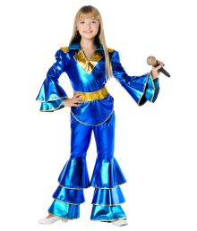 Dancing Queen maskeraddräkt för flickor