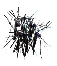 Rysler lilla sølv 6 stk