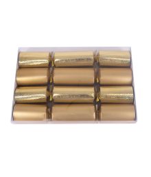 Knallerter 20,5 mat guld/guld 4 stk