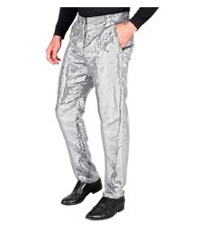 Byxor med silver-paljetter