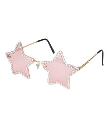 Pink stjerne rhinsten briller