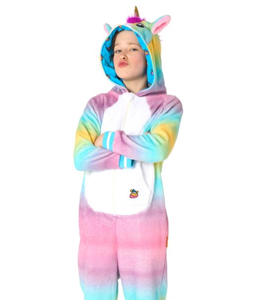 Enhjørning onesie 3-4år 98-104cm