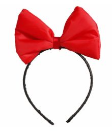 Diadem med röd rosett