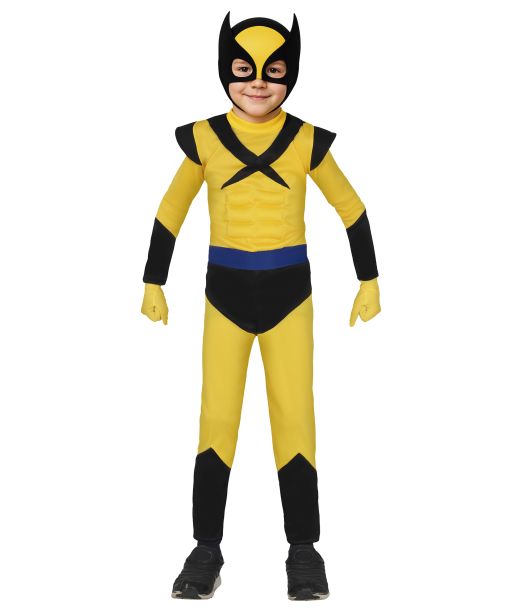 Gul Superhelt 10-12 år