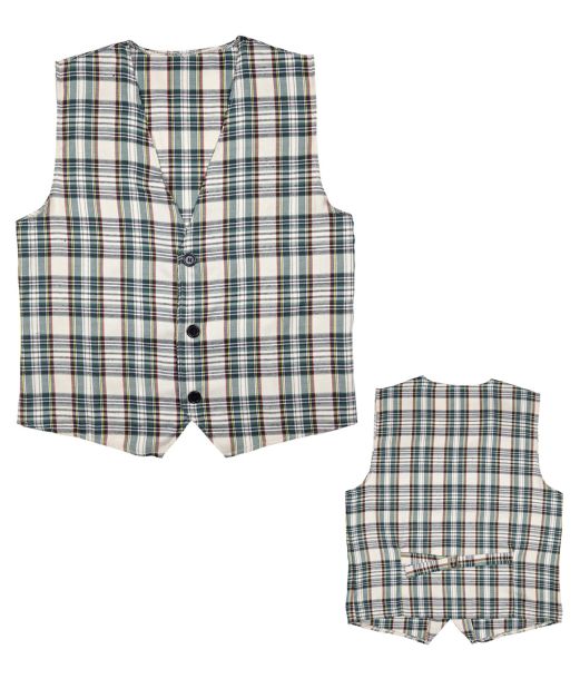 Skotsternet vest Beige XL