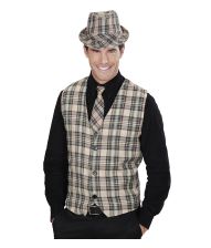 Skotsternet vest Beige XL