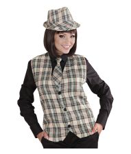 Skotsternet vest Beige XL