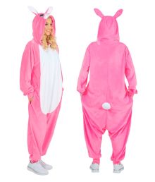 Rosa kanin maskeraddräkt