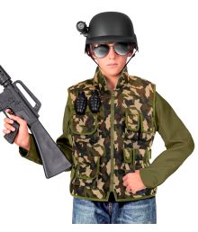 Kamouflageväst för soldat