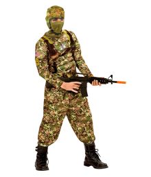 Maskeraddräkt för stridande soldat