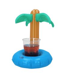Uppblåsbar mugghållare med palmträd