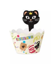 Fastelavn cupcake wrapper 8 stk