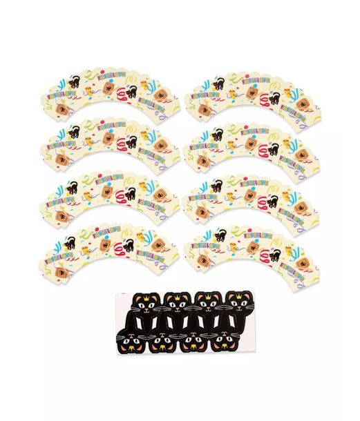 Fastelavn cupcake wrapper 8 stk